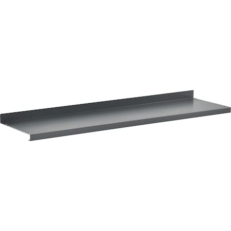 Global Industrial Steel Upper Shelf, 48inW x 12inD, Gray 249192GY